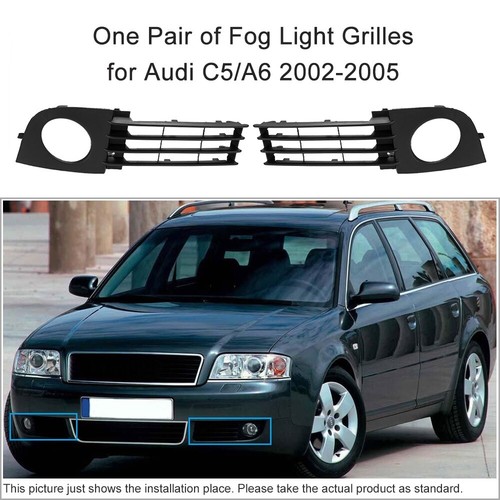 Pair front fog light - fog, grille
